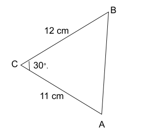 Area of a Triangle Sine Rule